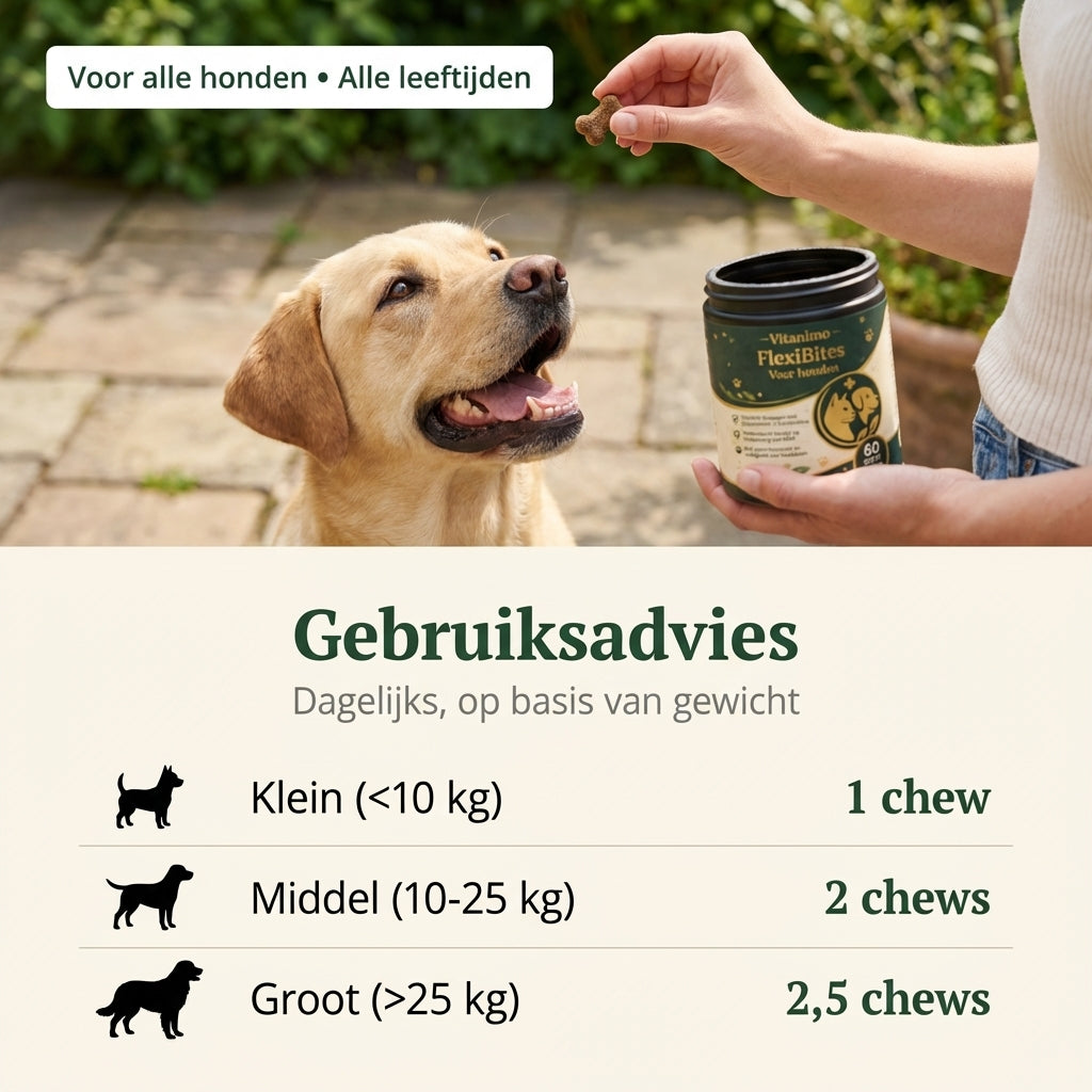 FlexiBites Hond | Voor soepele beweging & herstel na inspanning