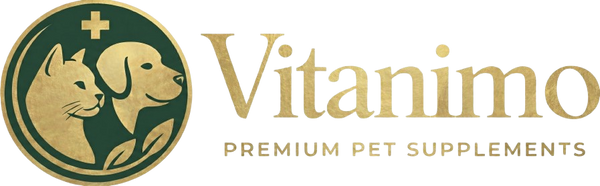 Vitanimo logo met hond en kat (transparante achtergrond)